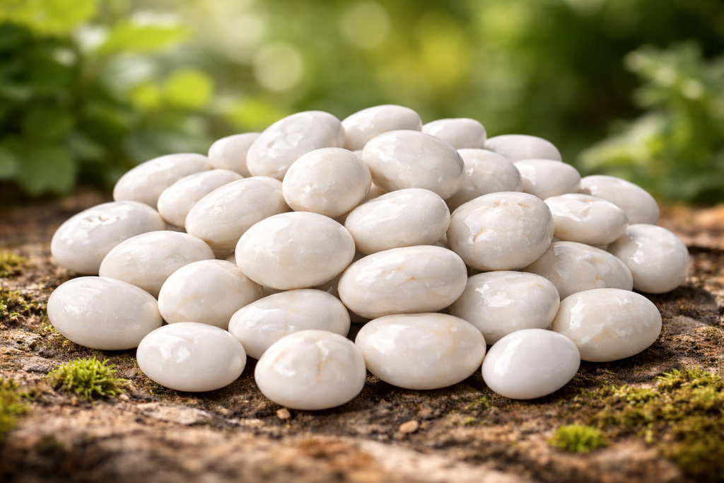 white Pebbles ( 1 kg)