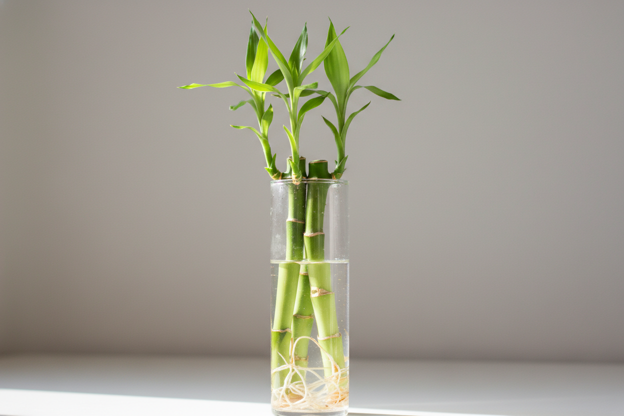I need the lucky bamboo in water with three 3 stalks 